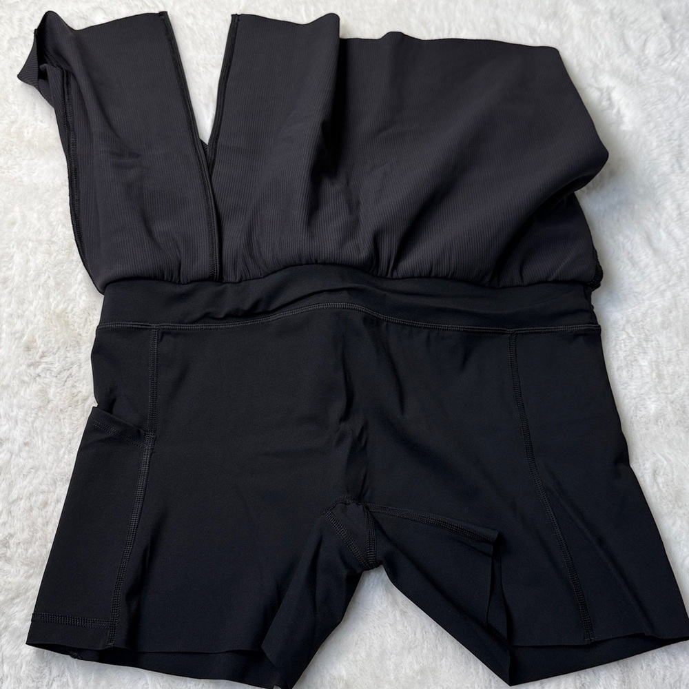 SPANX Get Moving Contour Rib Front Slit Skort 1X Very Black Sporty Tennis NEW - Picture 13 of 17